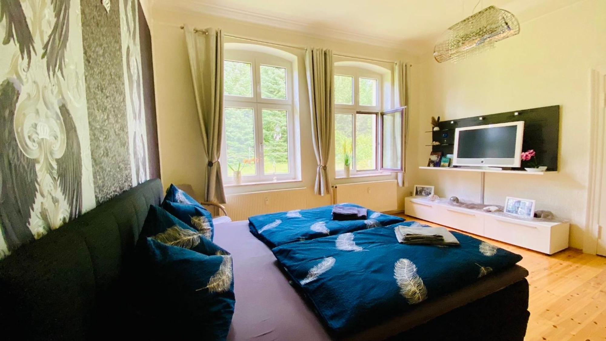 Ferienwohnung Villa Am Haussee Feldberger Seenlandschaft Buitenkant foto